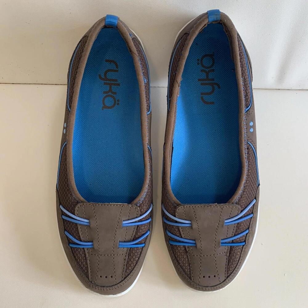 Ryka Shoes Casual Flats Womens Brown Sz 9